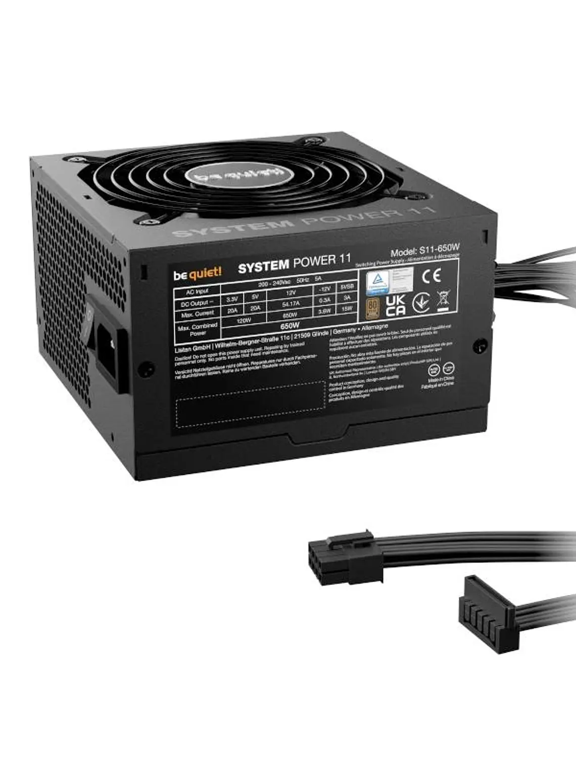 be quiet! Fuente SYSTEM POWER 11 650W 20+4 pin ATX 2