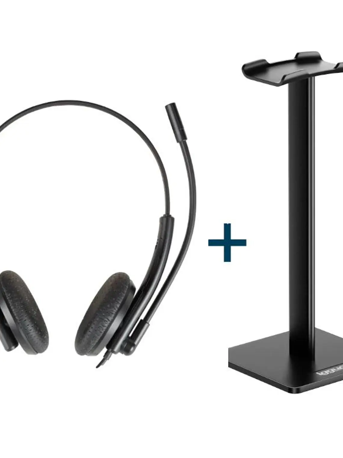 iggual Kit auriculares ENC3030 + soporte SA22 2