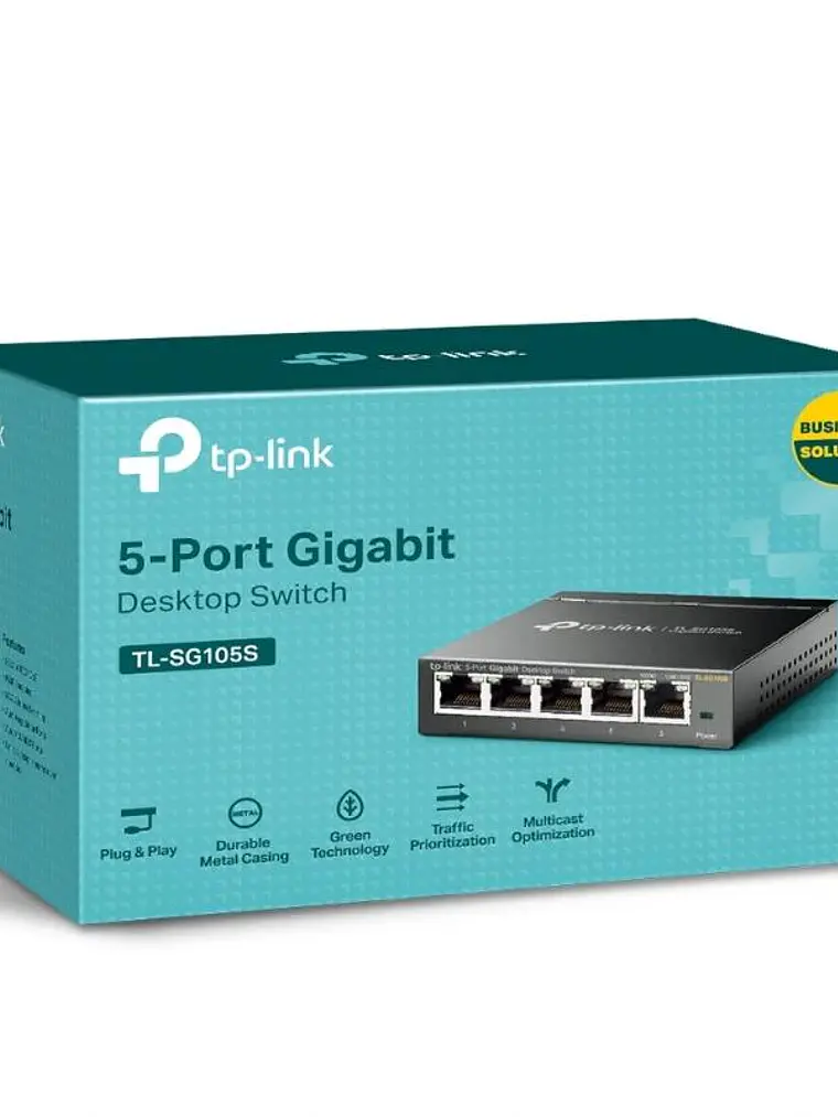 TP-Link TL-SG105S Switch 5xGB RJ45 Metal 2