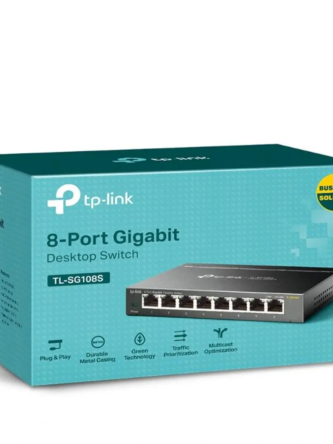 TP-Link TL-SG108S Switch 8xGB RJ45 Metal 2