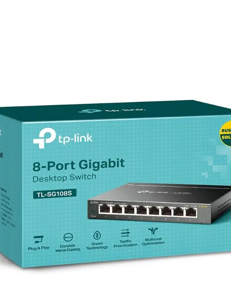 TP-Link TL-SG108S Switch 8xGB RJ45 Metal 2