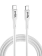 iggual Cable USB-C/USB-C 100 cm blanco Q3.0 3A 60W - Miniatura 1