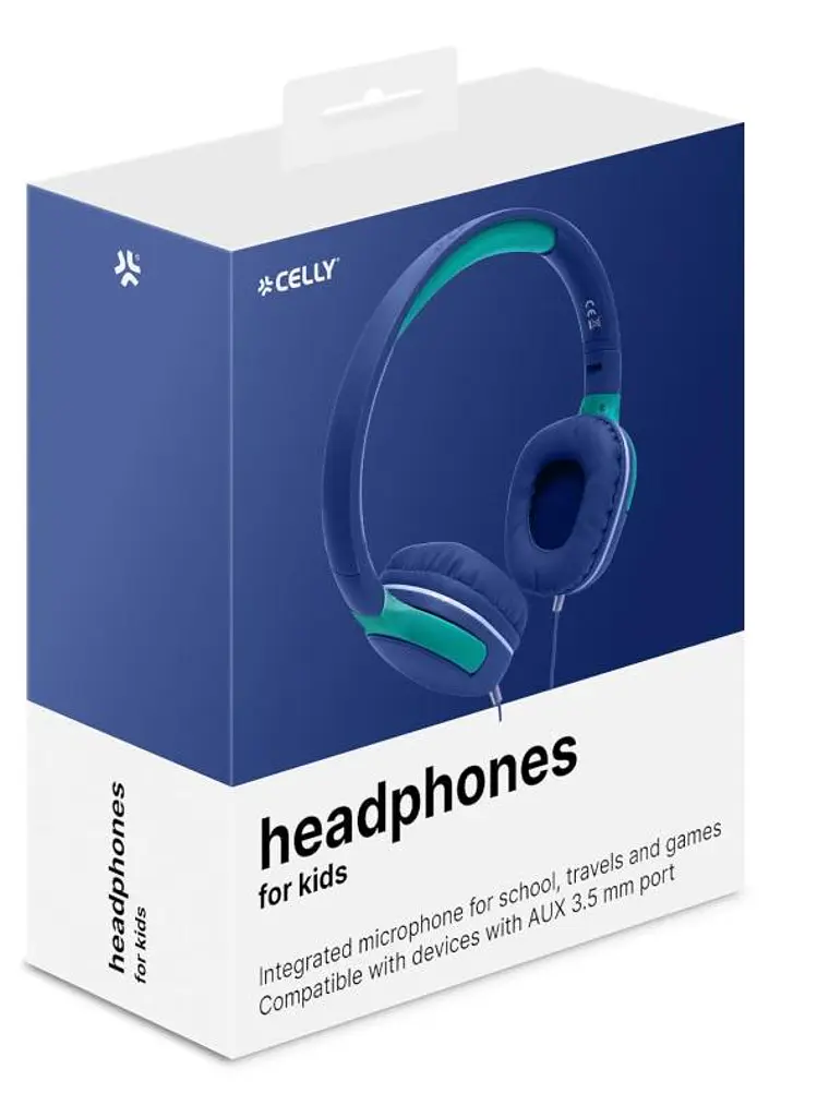 Celly Auricular Diadema niños Azul 4