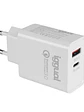 iggual Cargador doble USB QC3.0 + tipo C PD 20W - Miniatura 1