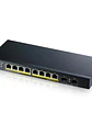 Zyxel GS1100-10HP v2 Switch 8xGbE 120 Watt PoE - Miniatura 2