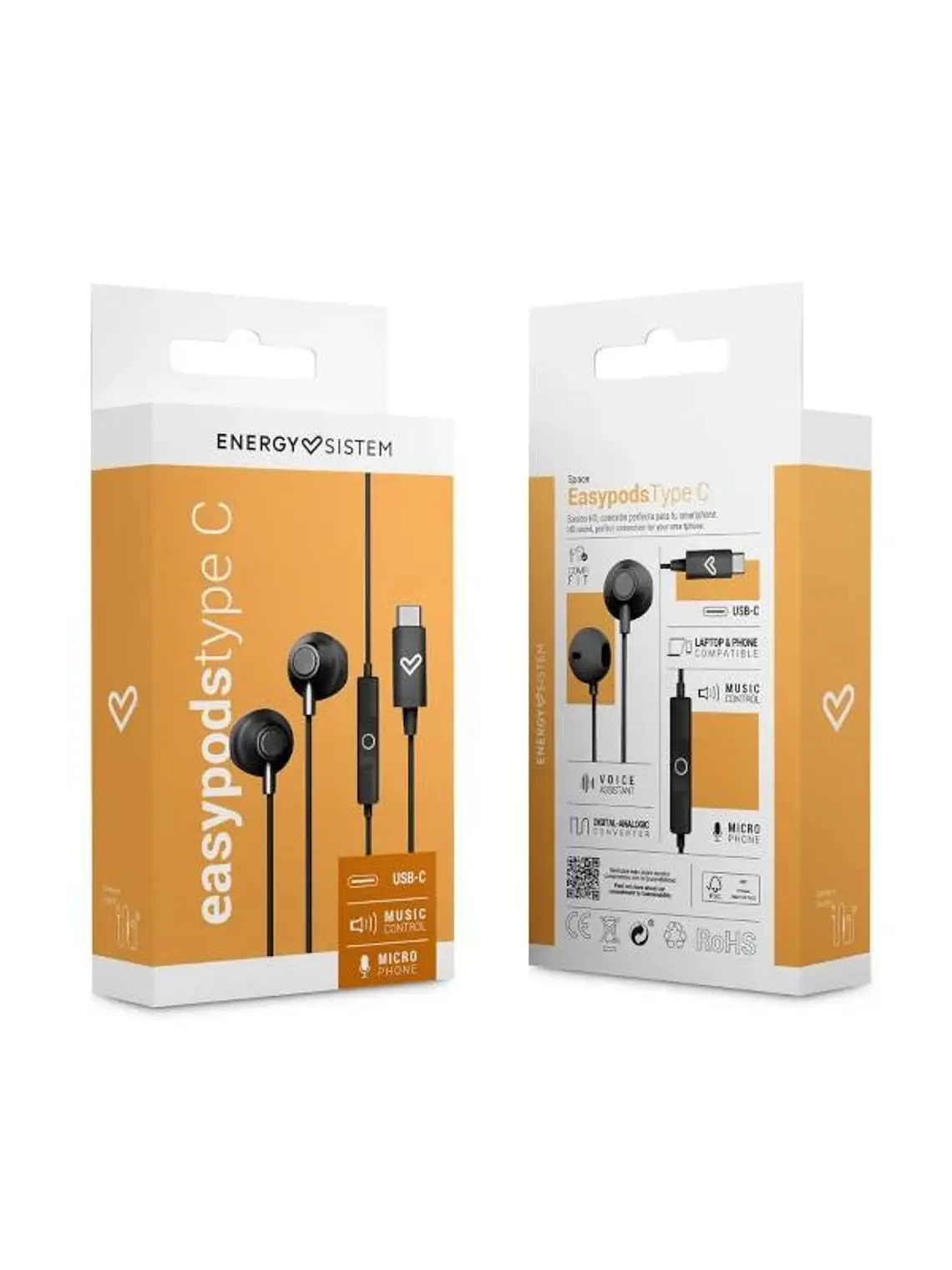 Energy Sistem Auriculares EasyPods Type C Space 2