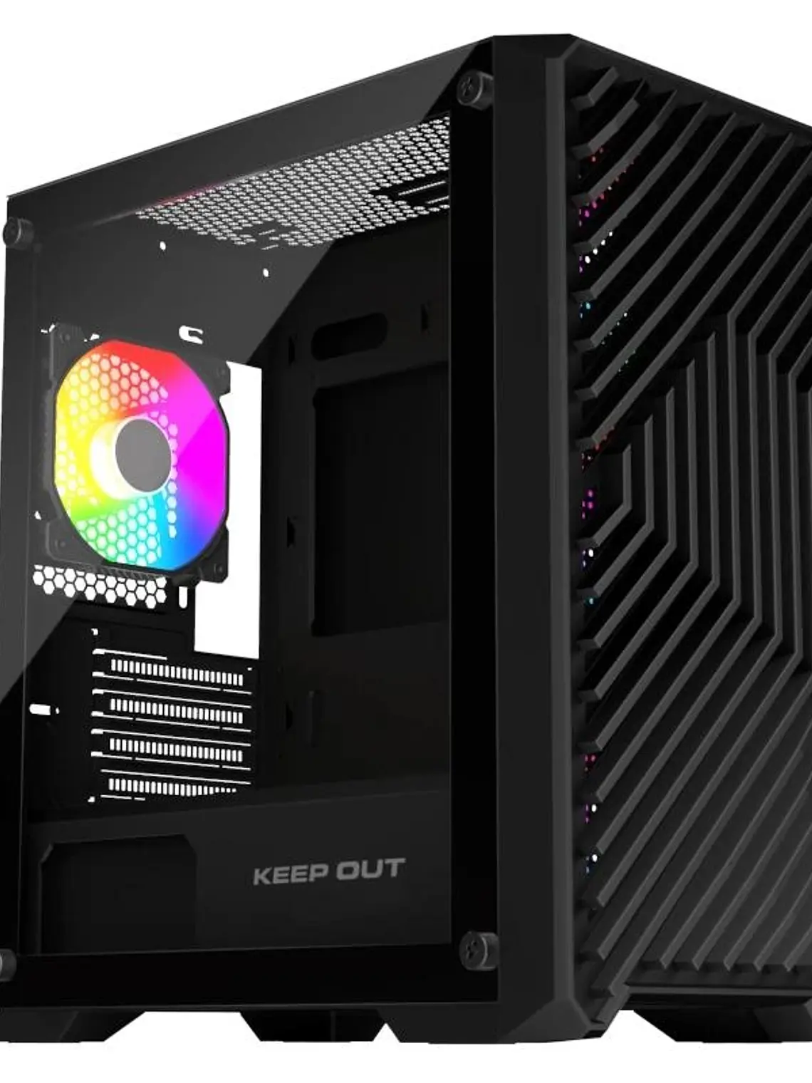 Keep Out Caja M-Atx XC-220 ARGB 4FANS Usb3.0 Black 1