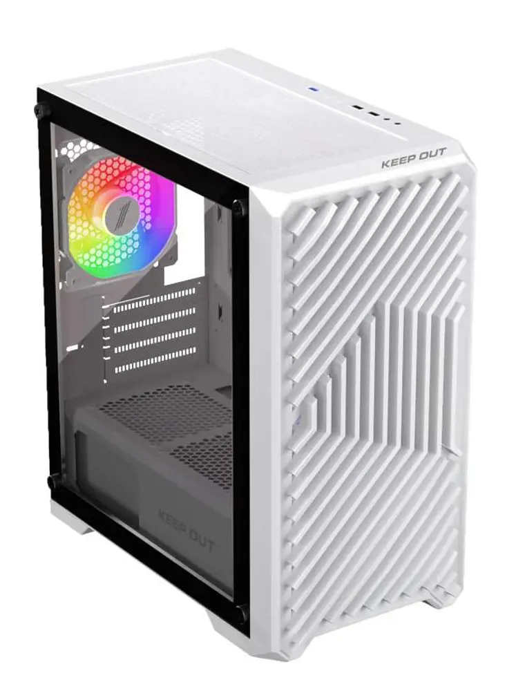 Keep Out Caja M-Atx XC-220W 4FANS Usb3.0 White 2