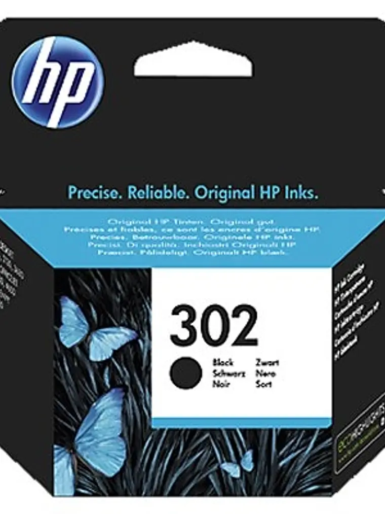 HP Cartucho 302 Negro 1