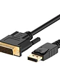 Ewent Cable Displayport A DVI-D 24+1, 1.2 - 3mt - Miniatura 2