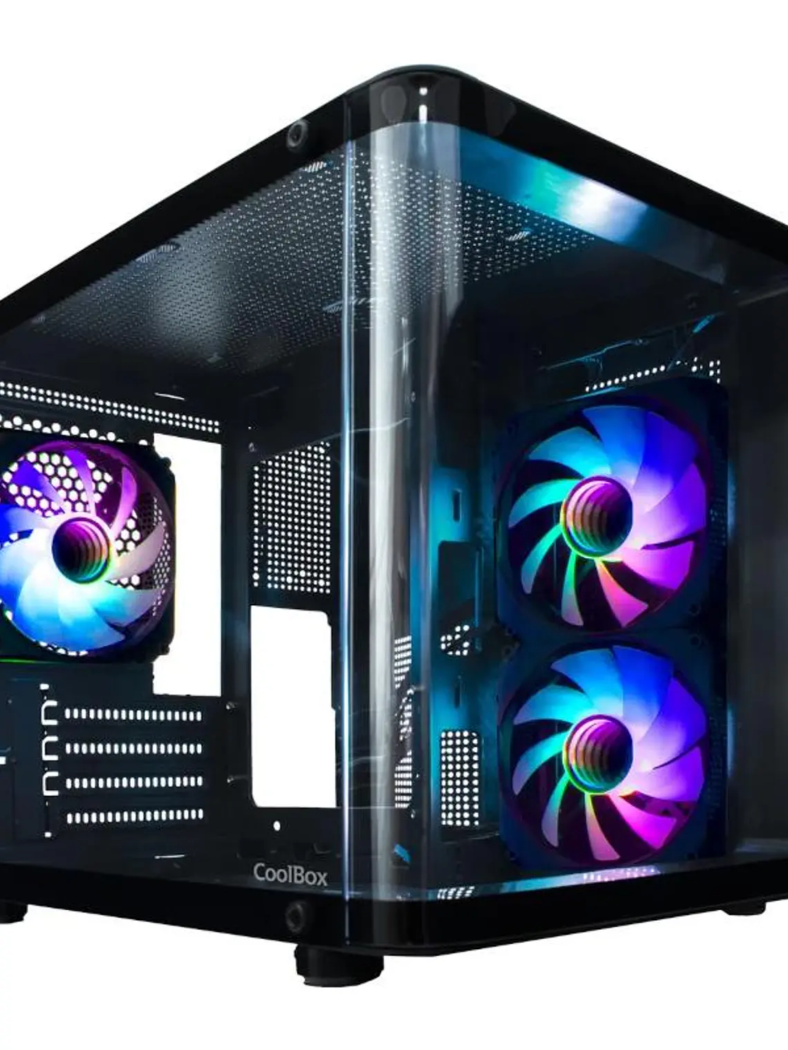 COOLBOX CHASIS MATX GM100 CRISTAL 3XVENT.ARGB 3