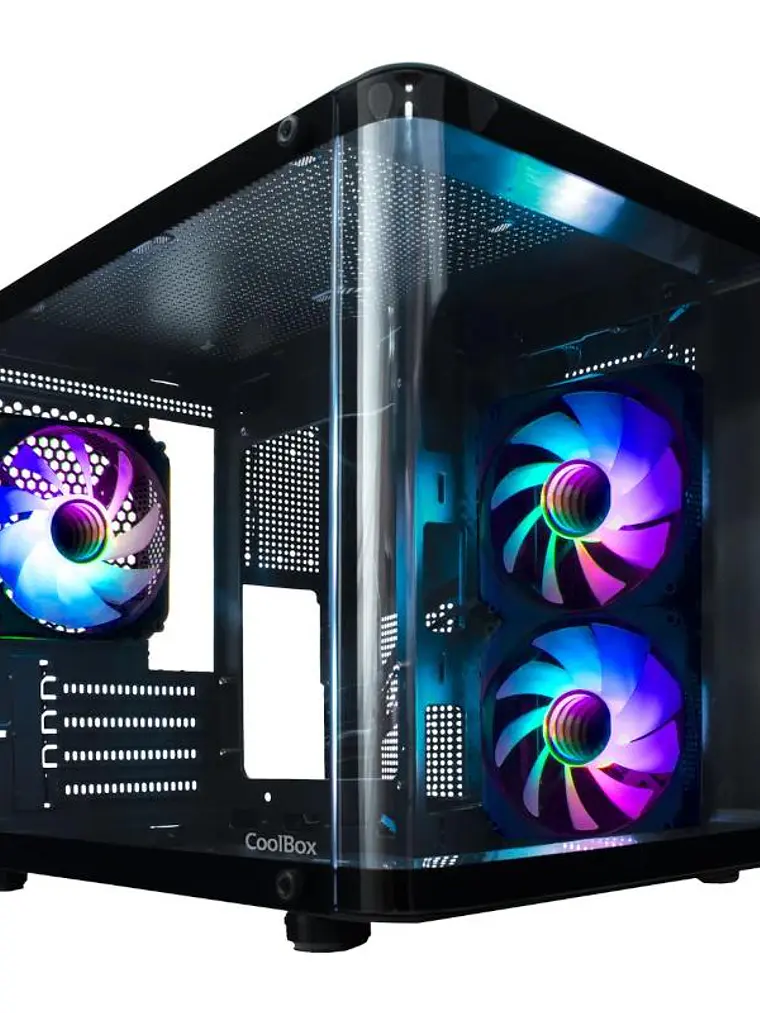 COOLBOX CHASIS MATX GM100 CRISTAL 3XVENT.ARGB 4