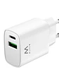 EWENT Cargador rapido Q3 20w Usb-C y Usb-A - Miniatura 1