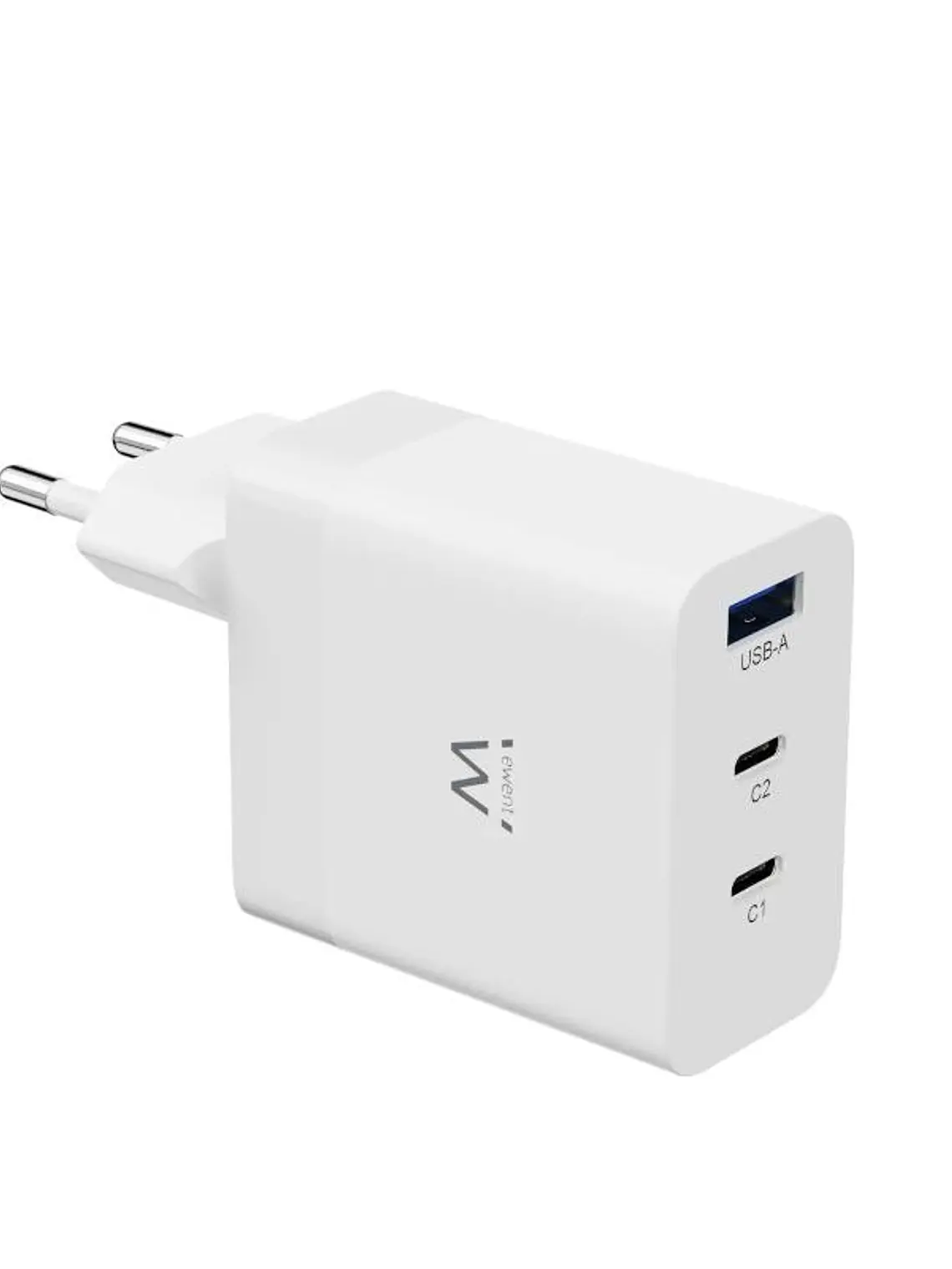 EWENT Cargador carga rapido 65w usb-c y usb-a 1