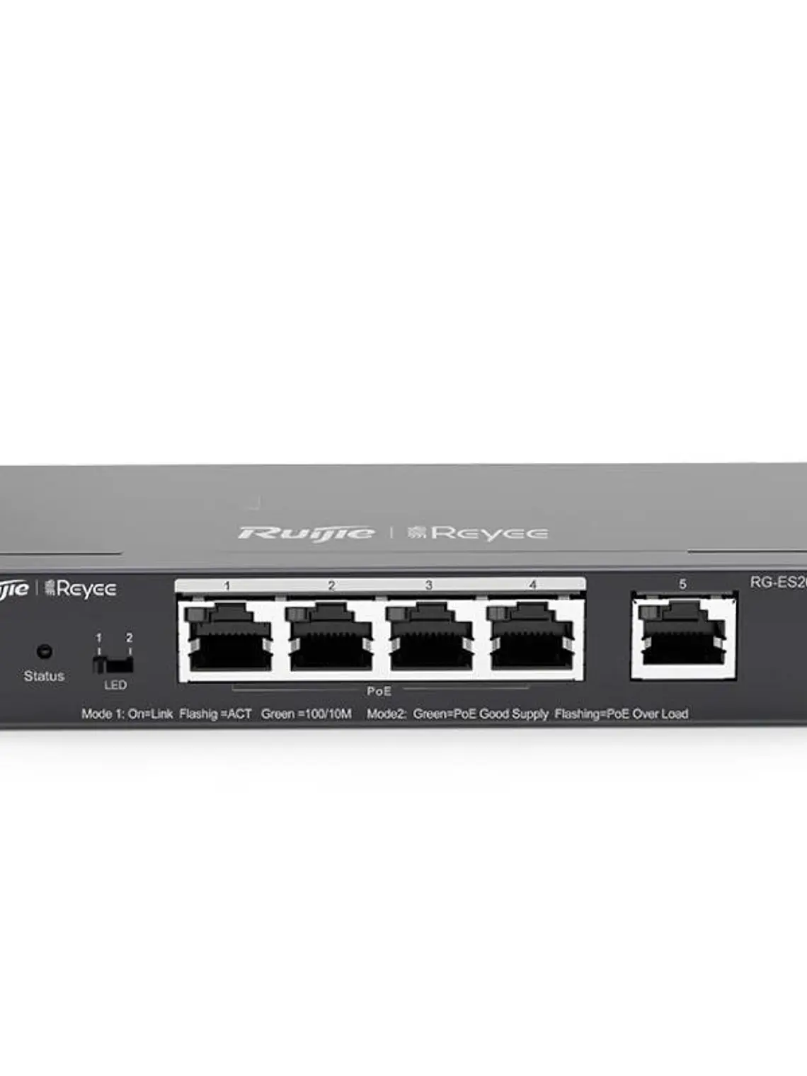 Reyee Switch 5xGb RJ45 (4 PoE/POE+) 54W Steel 1