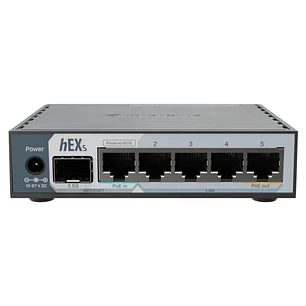 Mikrotik E60iUGS hEX Router 5xGbE PoE-I/O 1x2.5SFP