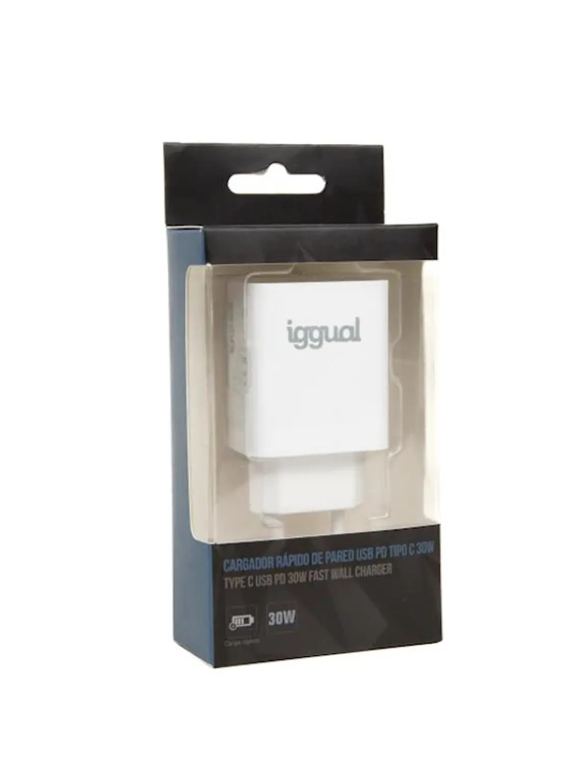 iggual Cargador rápido de pared USB PD tipo C 30W 4