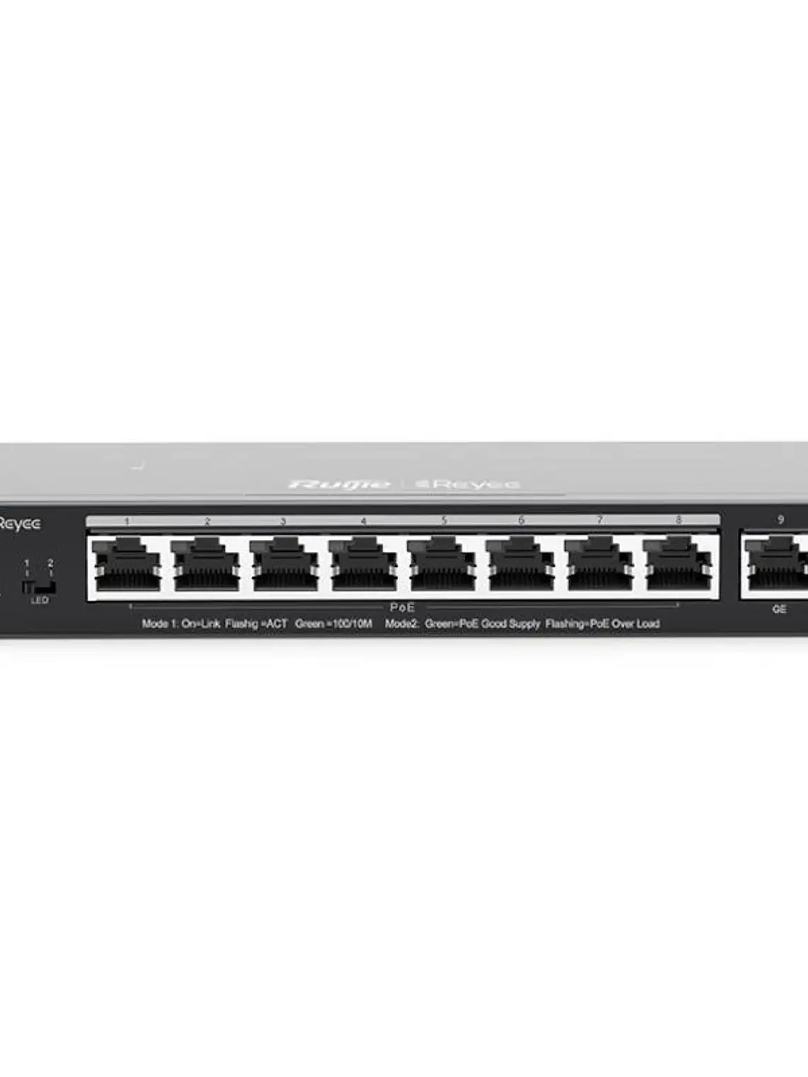 Reyee ES209GC-P Switch 9xGbE (8 PoE/POE+) 120W 1