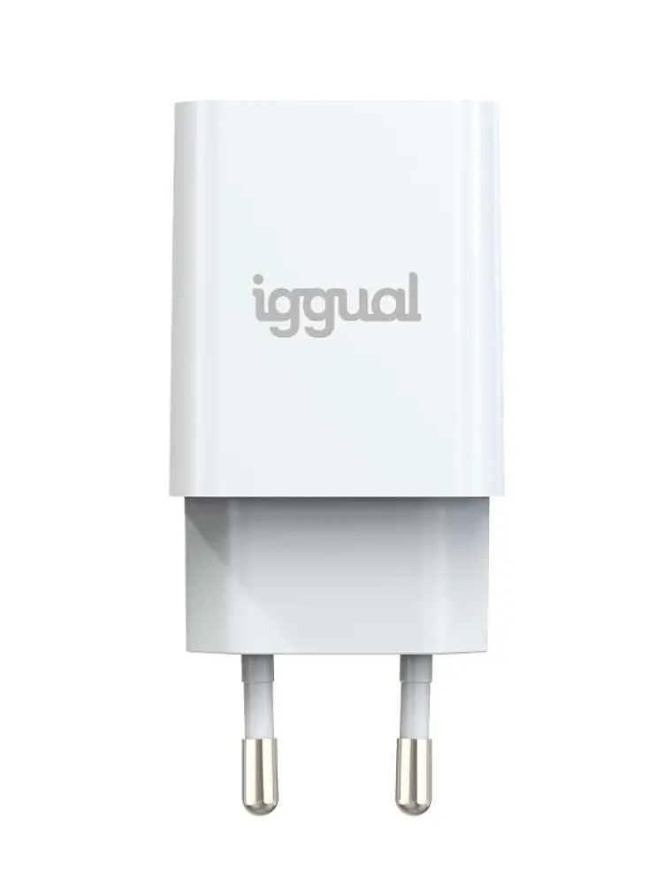 iggual Cargador de pared 1xUSB-A 5V/2.4A (12W) 4