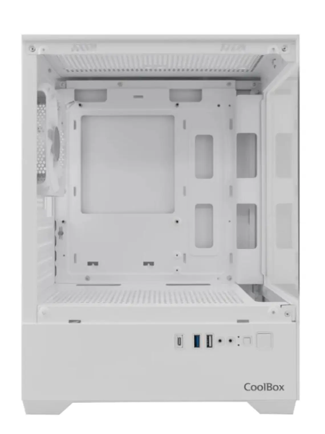 Coolbox Caja Gaming MATX GM200 V.Lite ARGB S.FTE B 3