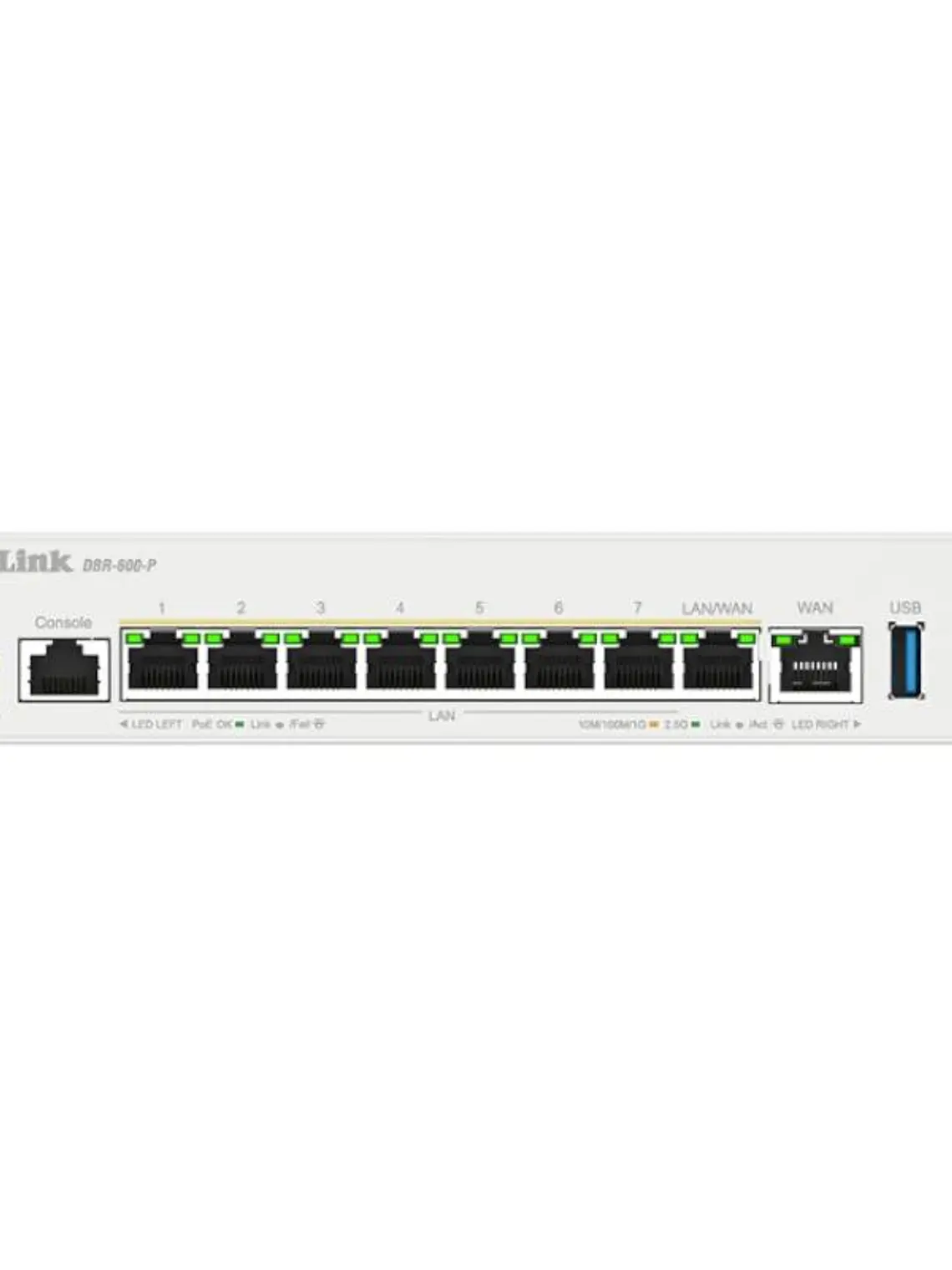 D-Link DBR-600-P Router PoE 9x2.5G 120W 4