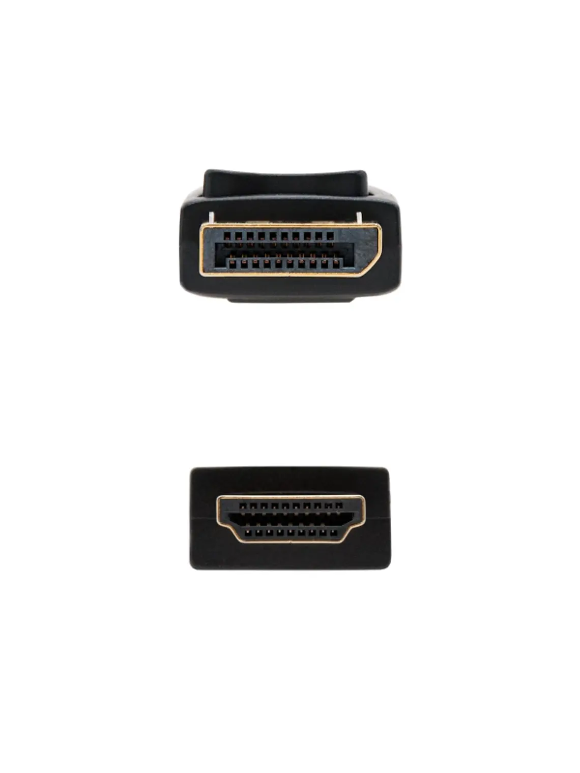 Nanocable Cable Conversor DP a HDMI 1 M Negro 3