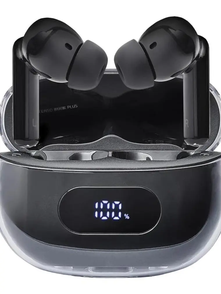 Intenso | Buds Plus Auriculares TWS ANC+ENC| Negro 1