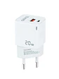 Tooq Cargador pared USB-C/PD+USB-A/QC 20W - Miniatura 1