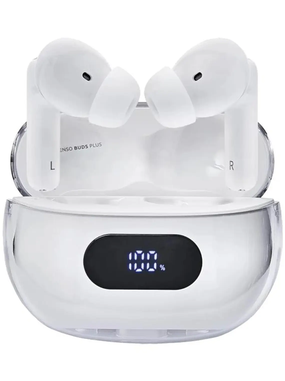 Intenso | Buds Plus Auriculares TWS ANC+ENC| Blanc 1