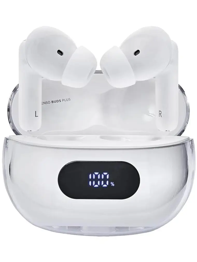 Intenso | Buds Plus Auriculares TWS ANC+ENC| Blanc 1