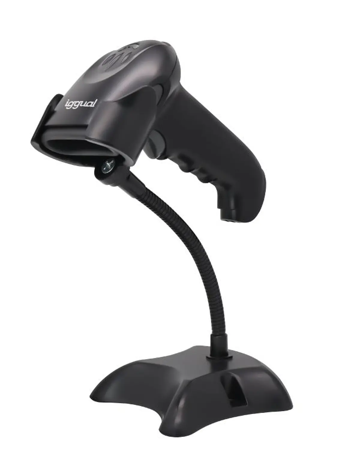 iggual Lector código barras 2D USB gatillo soporte 1