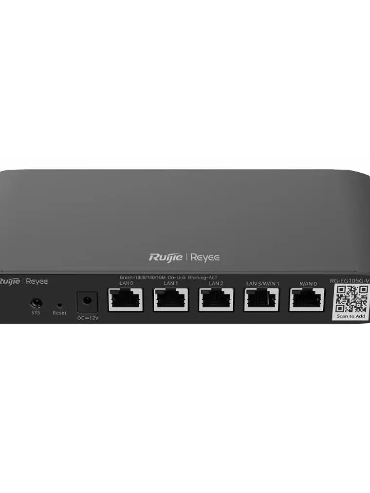 Reyee 5-Port Gigabit Cloud-Managed Router, 5 x 1GE 1