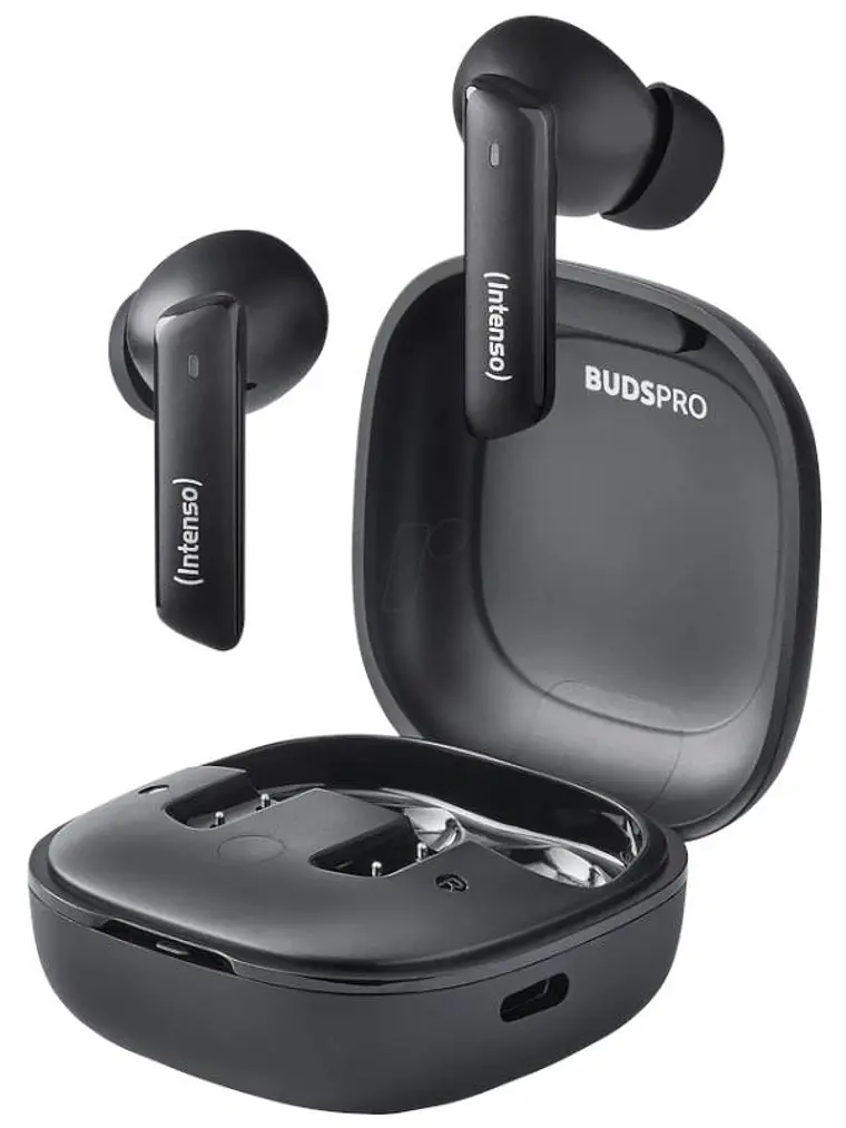 Intenso | Buds Pro Auriculares TWS H-ANC+ENC Negro 2