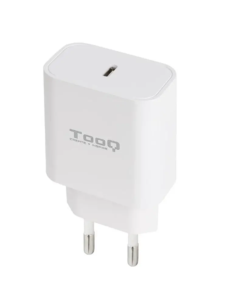 Tooq Cargador pared USB-C PD3.0 20W Blanco 1