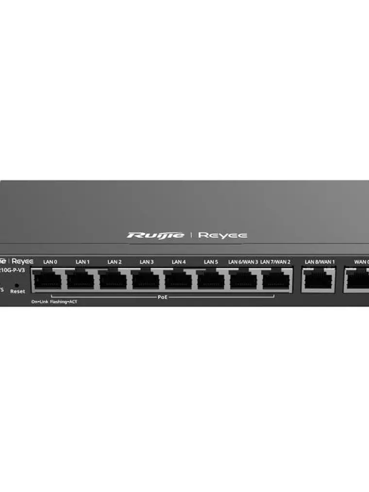 Reyee 10-Port Gigabit Cloud-Managed Gateway, 8 x P 1