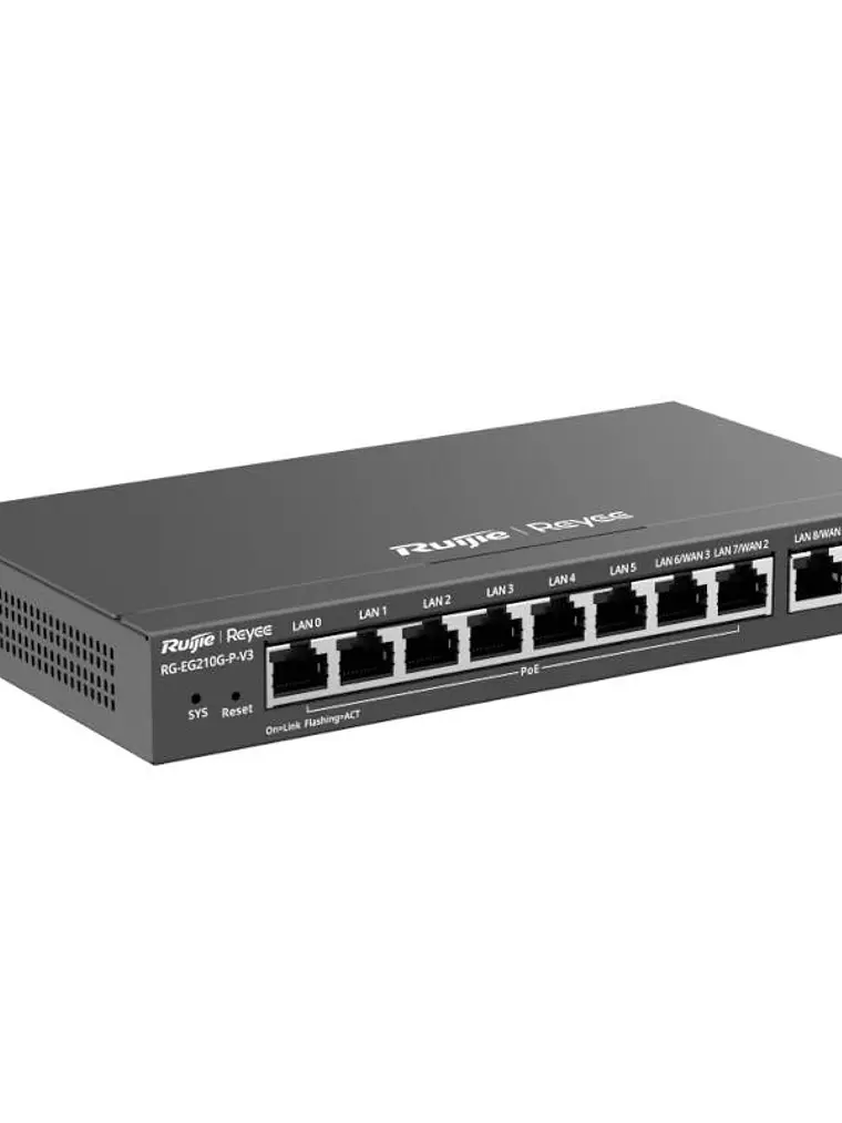 Reyee 10-Port Gigabit Cloud-Managed Gateway, 8 x P 2