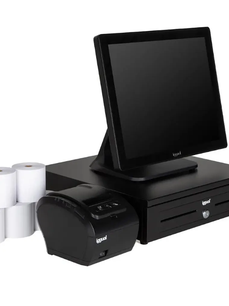 iggual Pack completo TPV 17 N100 TP8002 IRON-HD 2
