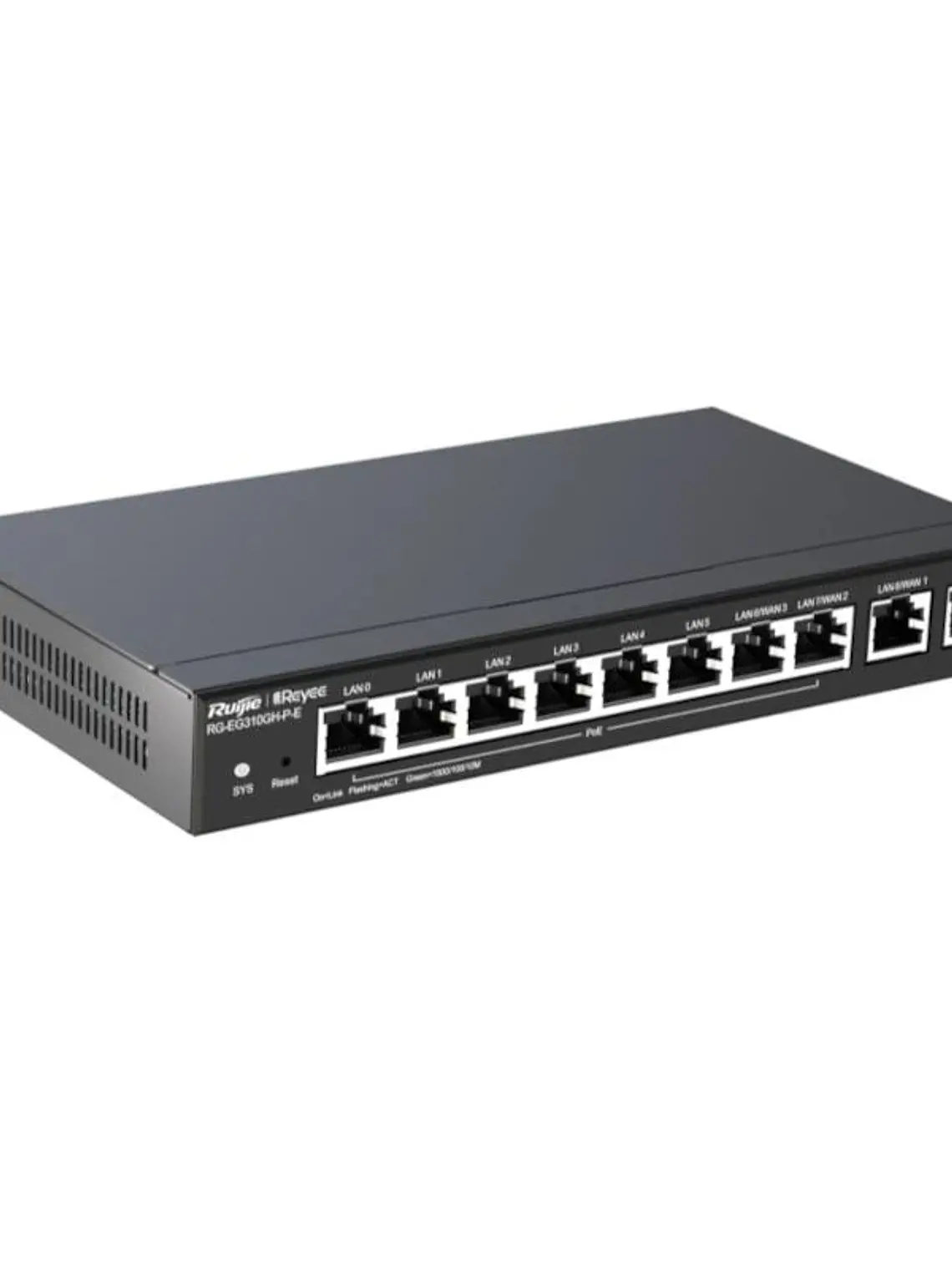 Reyee Desktop 10-port full gigabit router, providi 2