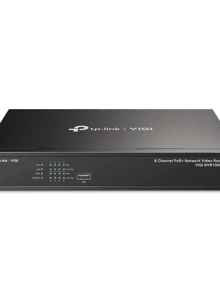 VIGI NVR1008H-8P Grabador IP Rack 01 HDD 08 C 1