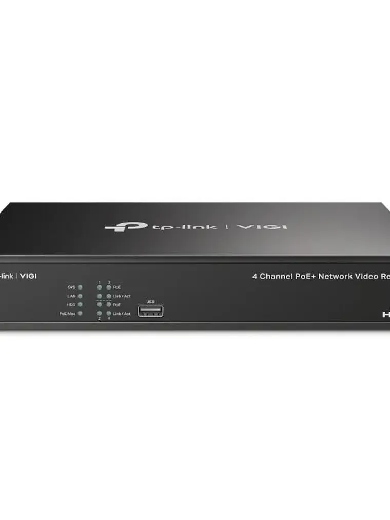 VIGI Grabador IP NVR1004H-4P Rack 01 HDD 04 C PoE 4