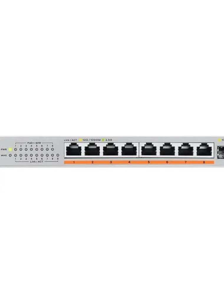 Zyxel XMG-108 Switch 5x2,5G 1 SFP+ PoE++ Desktop 2