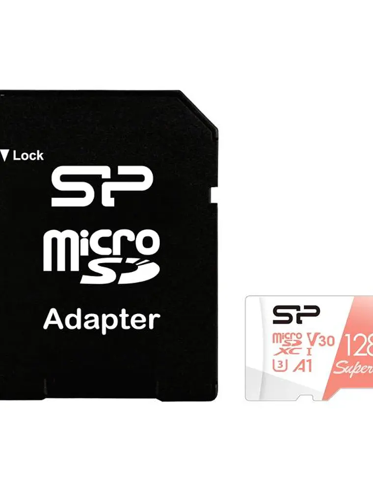 SP MicroSDXC 128GB Clase 10 V30 A1 2