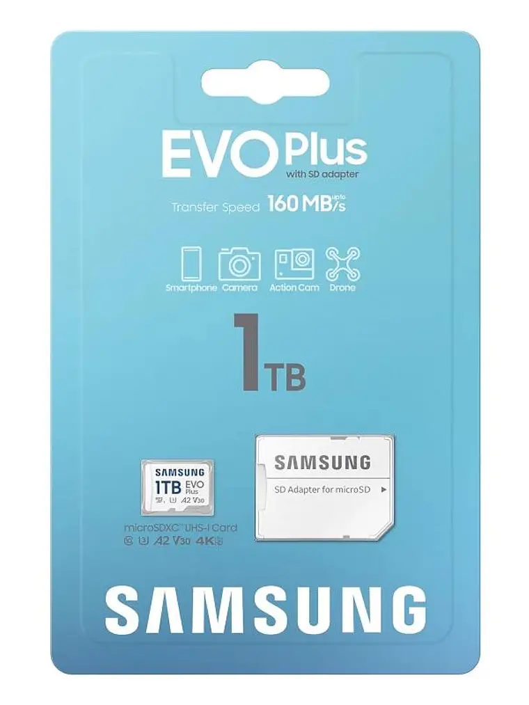 Samsung MicroSDHC EVO Plus New 1TB Clase 10 4