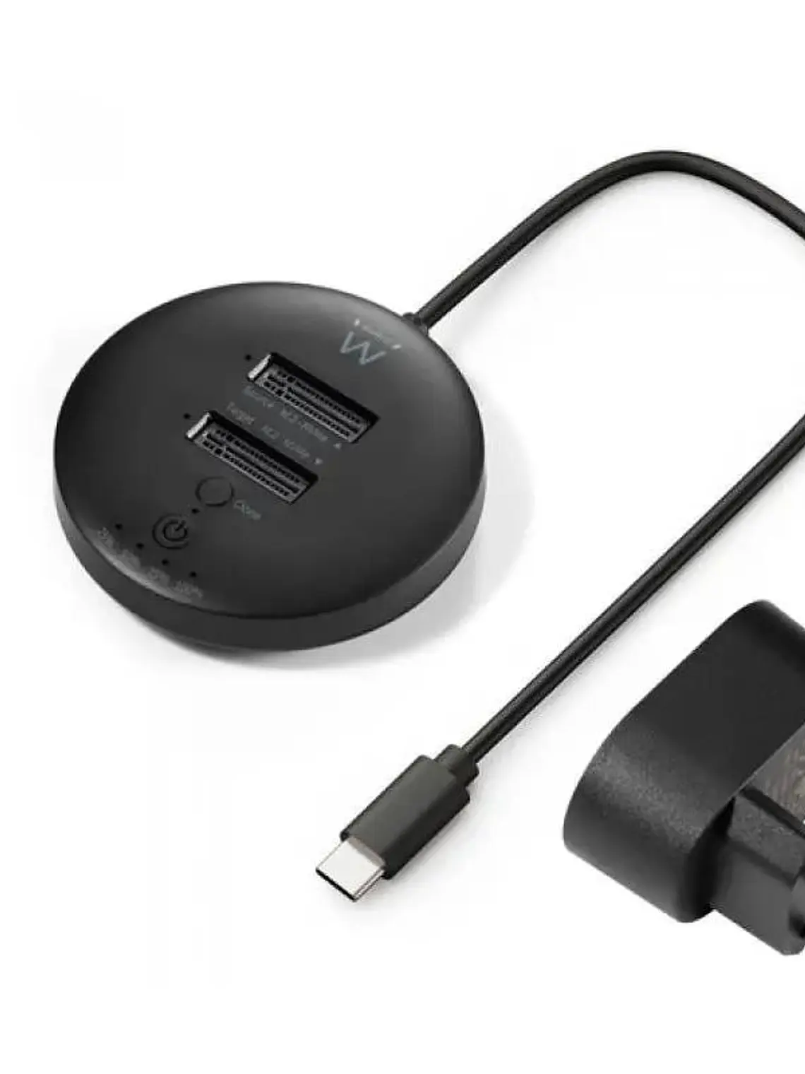 EWENT EW7078 clonador USB3.2, doble bahía SSD 1