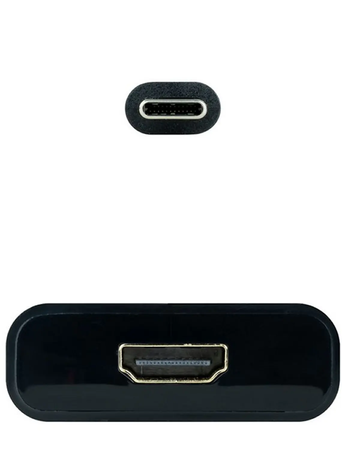 Nanocable Conversor USB-C/M a HDMI/H Negro 15cm 3
