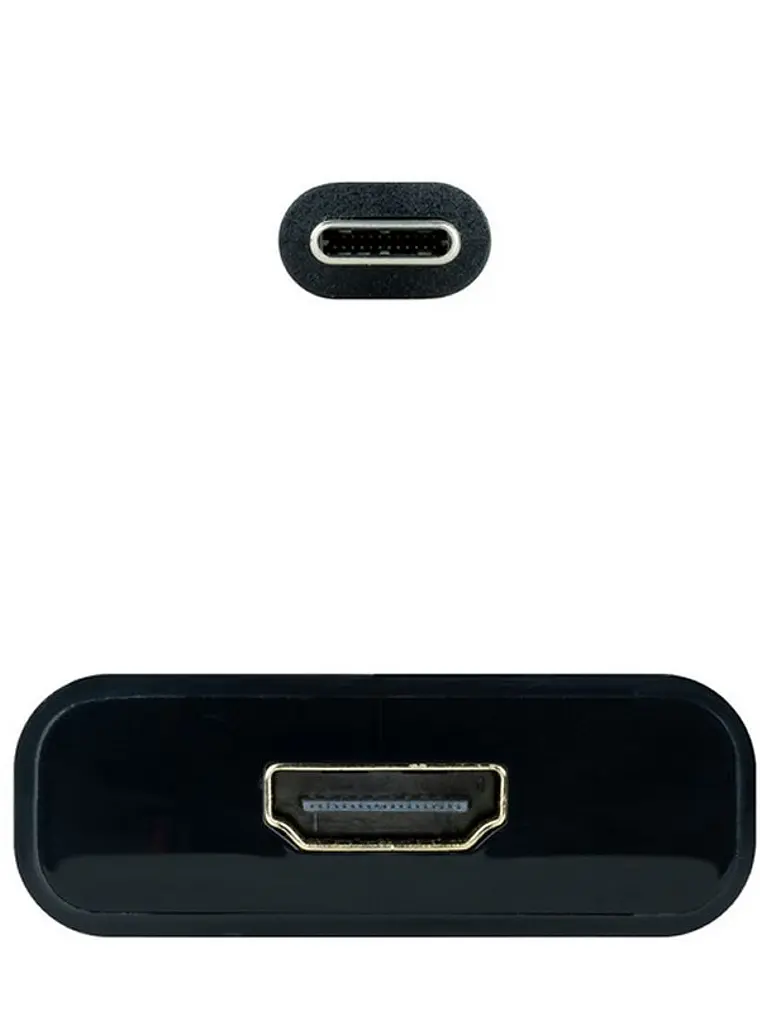 Nanocable Conversor USB-C/M a HDMI/H Negro 15cm 3