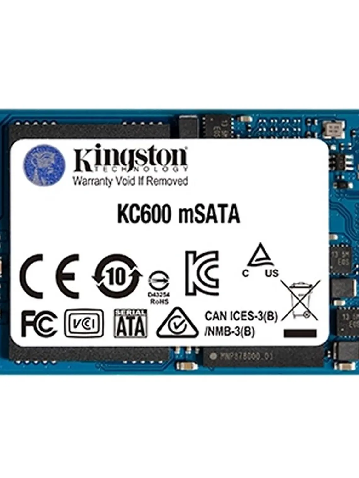 Kingston SKC600MS/256G SSD 256GB TLC 3D mSATA 1