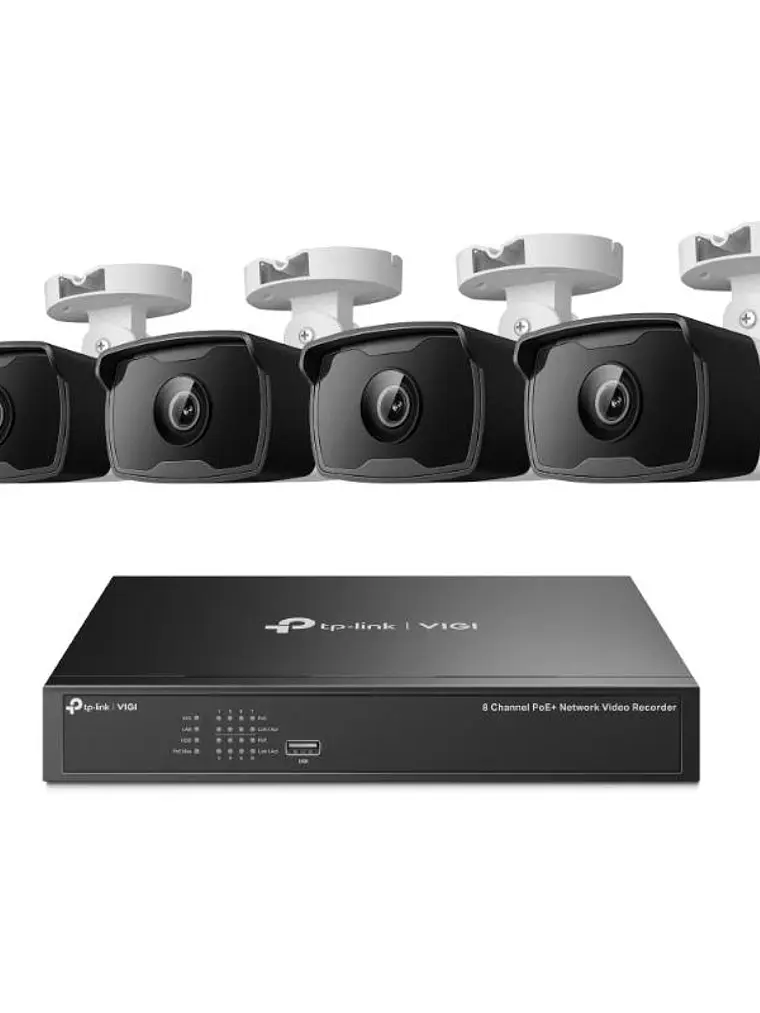 VIGI KIT Camaras Bullet NK8P IPC+08 Channel PoE 1