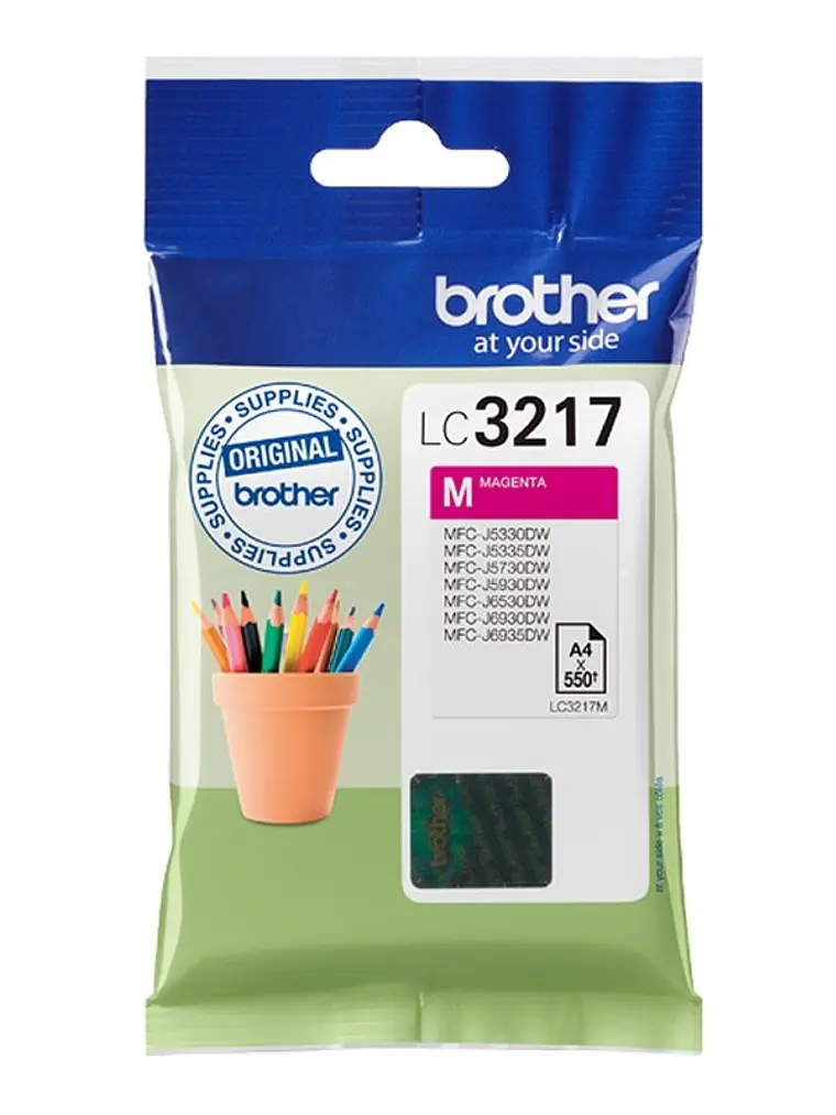 Brother Cartucho LC3217M Magenta 1