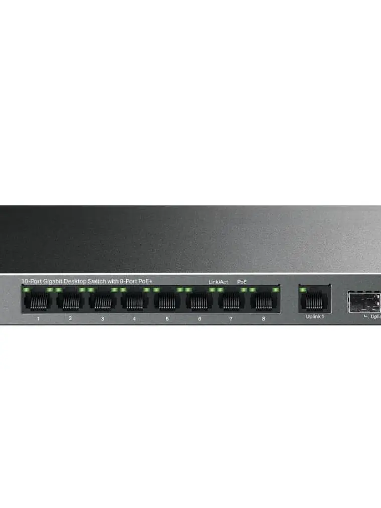 TP-Link LS1210GP Switch 8xG PoE+ 1xGb 1xSFP 61W 3